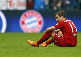 Unhappy Gotze