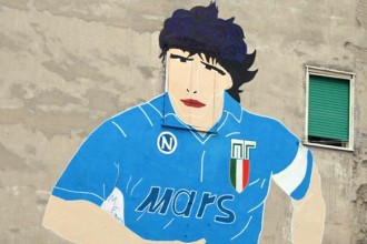 napoli maradona painting